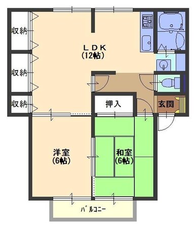 サニークレストの物件間取画像